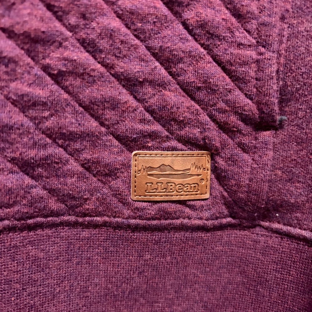 L.L. Bean Maroon Quilted Jacket - Picture 3 of 6